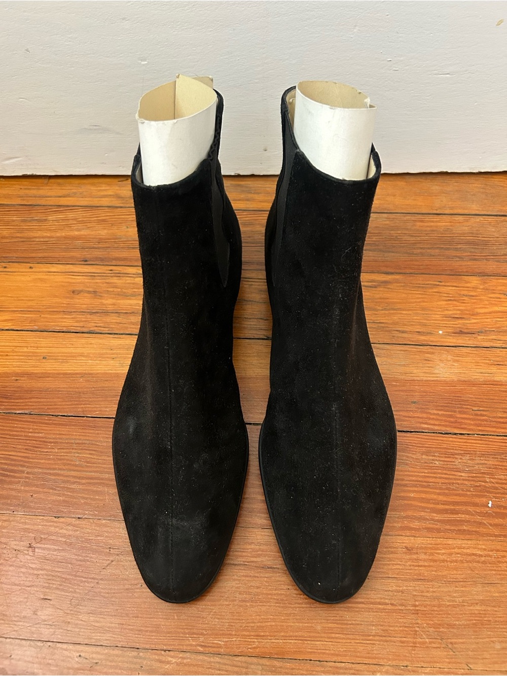 Salvatore Ferragamo Women's Black Suede Ankle Boots